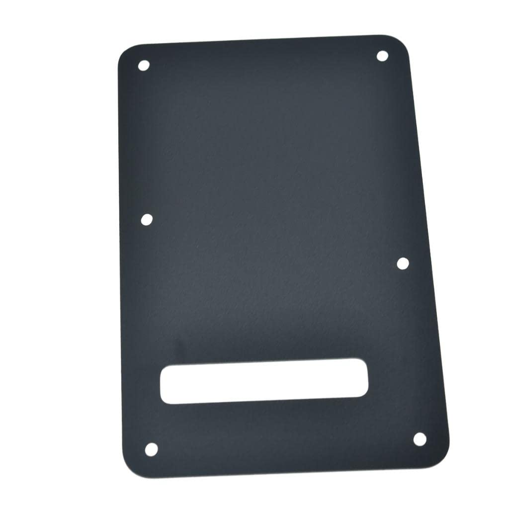 Dopro 11 Hole Matte Aluminum Strat Back Plate Cover Metal Anodized Tremolo Cavity Cover for USA/Mexico ST/Strat/Stratocaster Mat